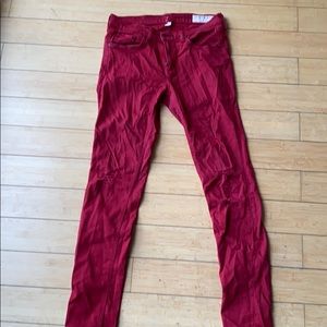 Rag & Bone Red jeans